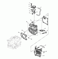 CYLINDER & CRANKCASE 1 - 4 Strok For F2.6BM